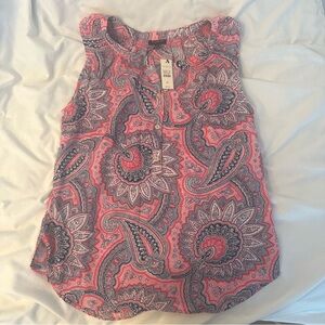 NWT Talbots Patterned Top